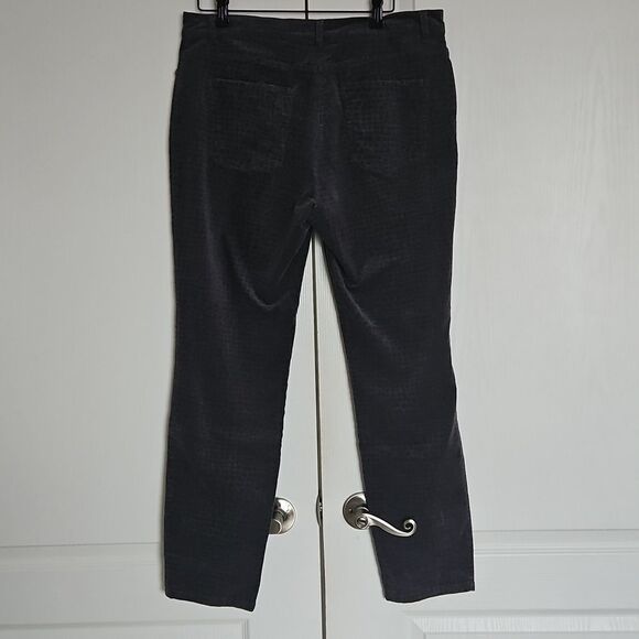 Olsen Women's Mona Slim Casual Pants Gray 12 - Picture 4 of 16